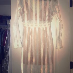Pencil Pinstripe Dress